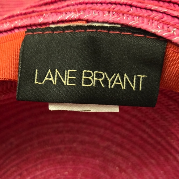 Lane Bryant Sparkling Pink Wide-Brim Hat - Picture 2 of 8